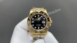 Clean Factory Rolex GMT-Master ii 40mm Yellow Gold Jubilee Band 3285 Movement Watch